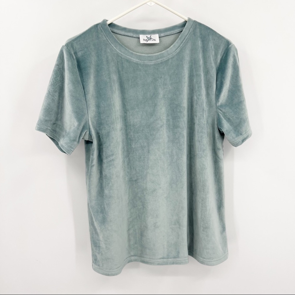 Fair En Del Boutique Del Mar Velvet Shirt Medium